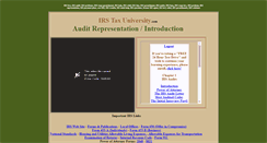 Desktop Screenshot of irstaxuniversity.com